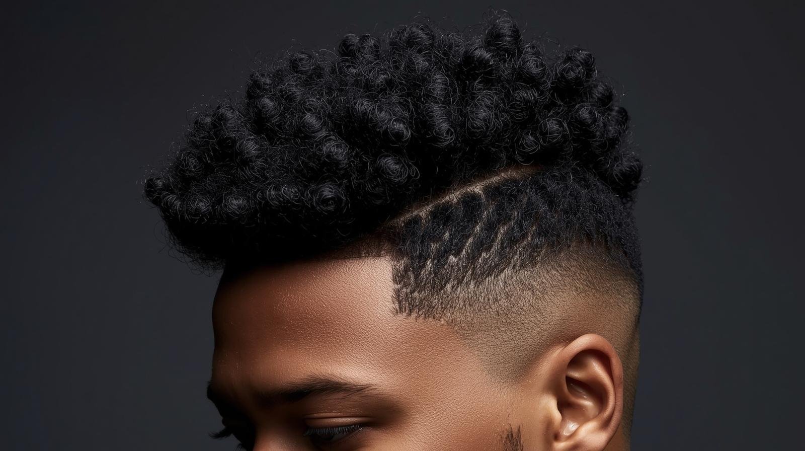What Is Burst Fade Curly Hair?