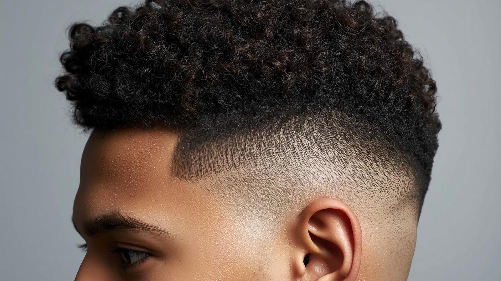 Popular Types of Burst Fade Curly Hair