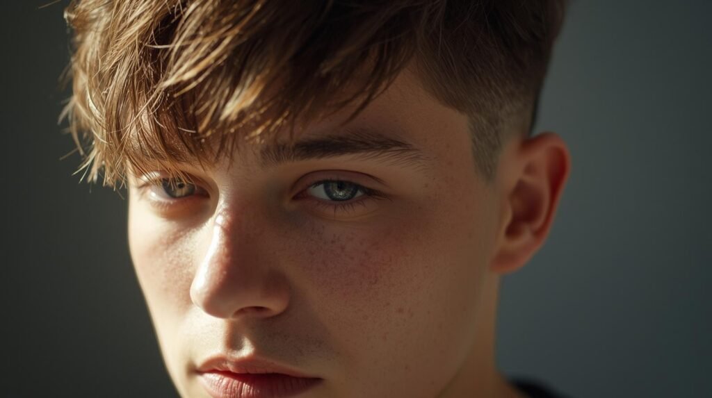 Low Taper Fade With Textured Fringe: Modern Style Guide