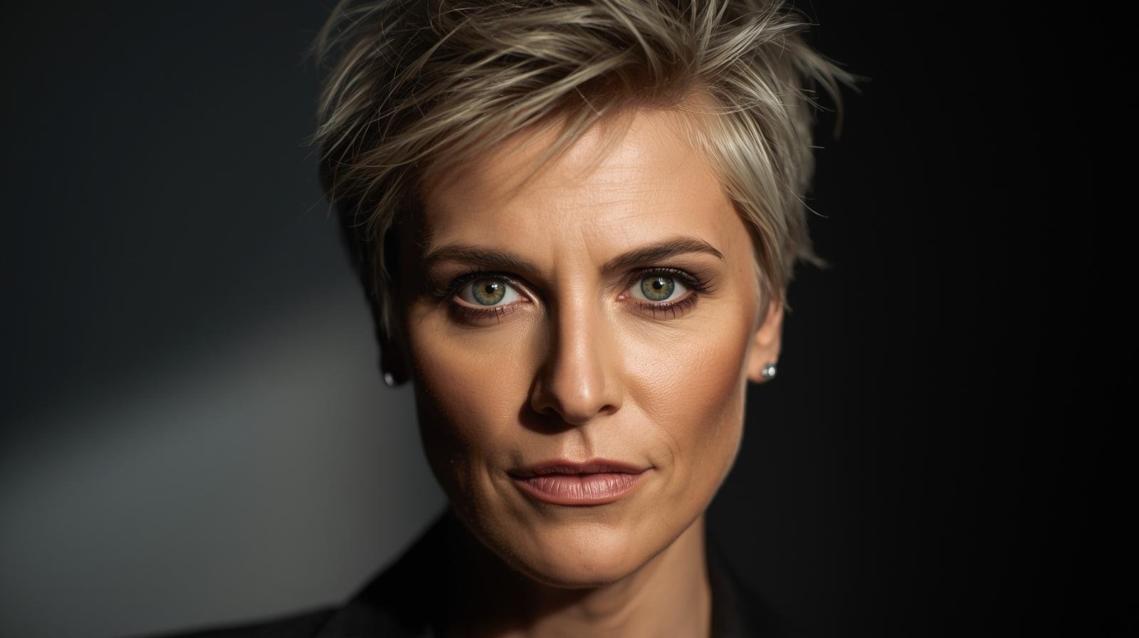 What Is an Over 50 Edgy Messy Short Pixie Cut?