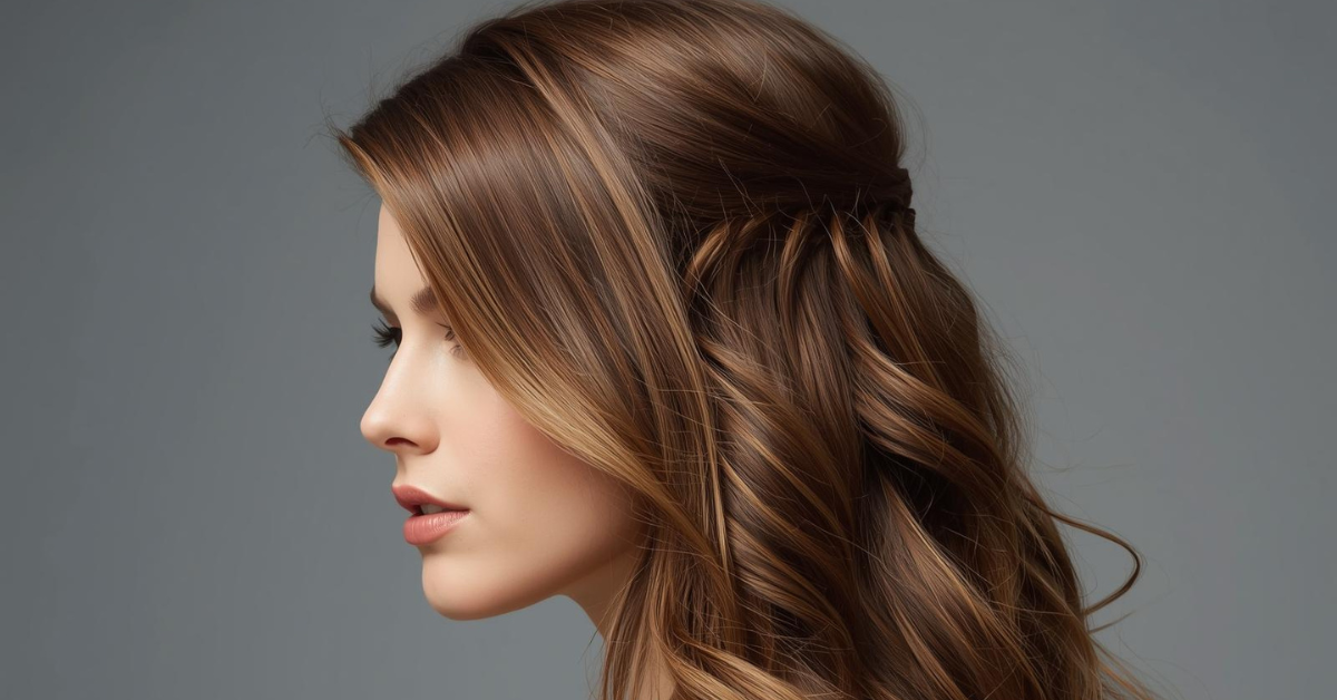 How to Style a Half Up Half Down Hairstyle