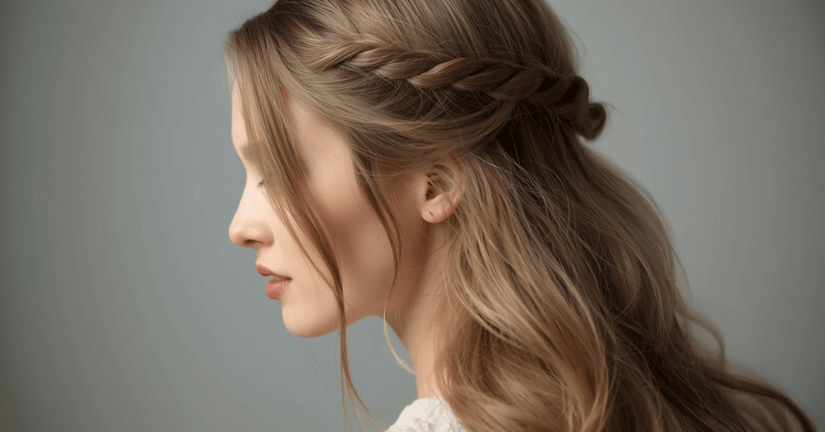 Why the Half Up Half Down Hairstyle Is So Popular