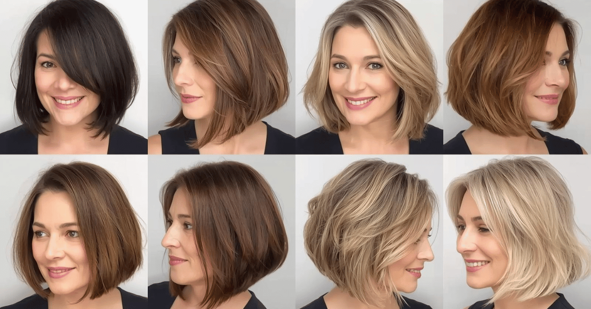 Best Layered Bob Hairstyles for Over 60