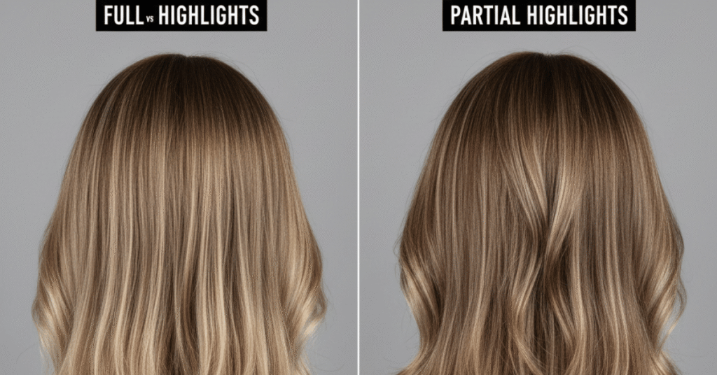 Full vs Partial Highlights: Choosing the Perfect Hair Look