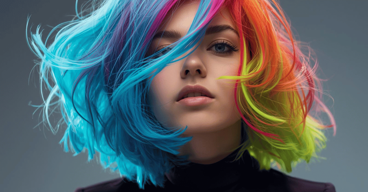 Unique Hair Dye Patterns