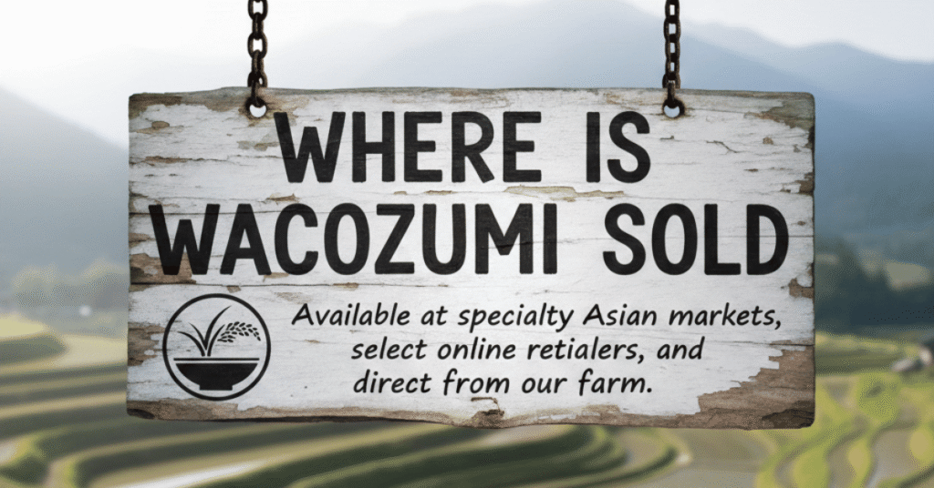 Where Is Wacozumi Sold? Complete Buying Guide